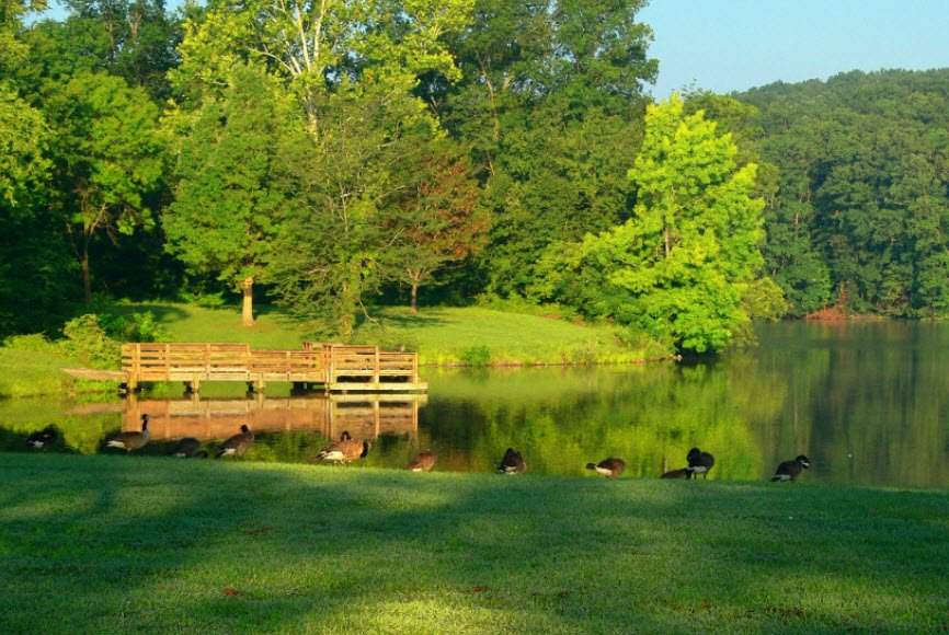 Lake Murphysboro State Park, Illinois, USA
